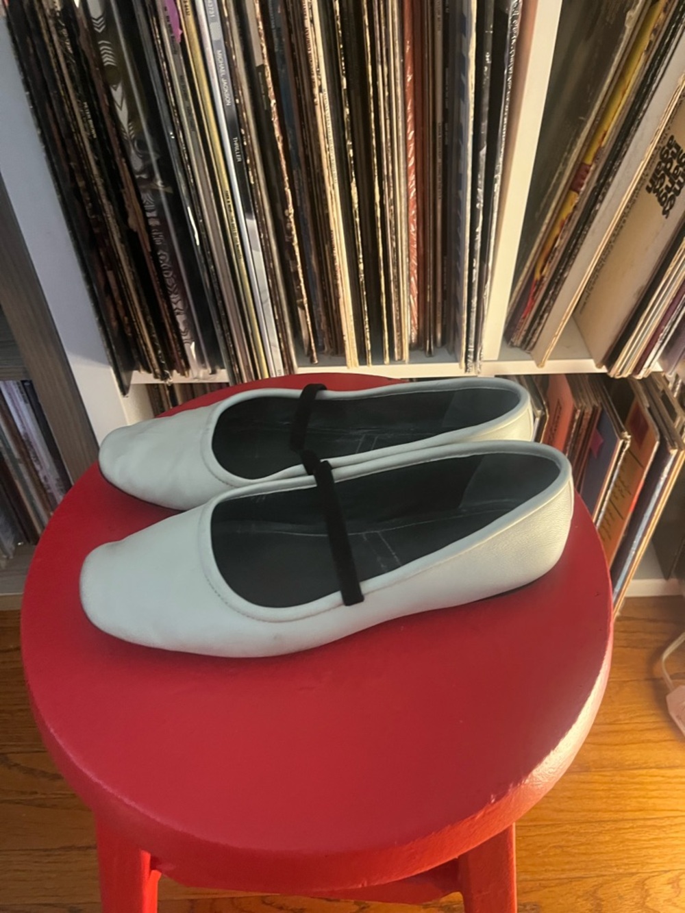 Franco Sarto genuine leather ballet flats white size 9.5 - Picture 10 of 10
